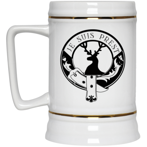 Je Suis Prest Logo Mug 4