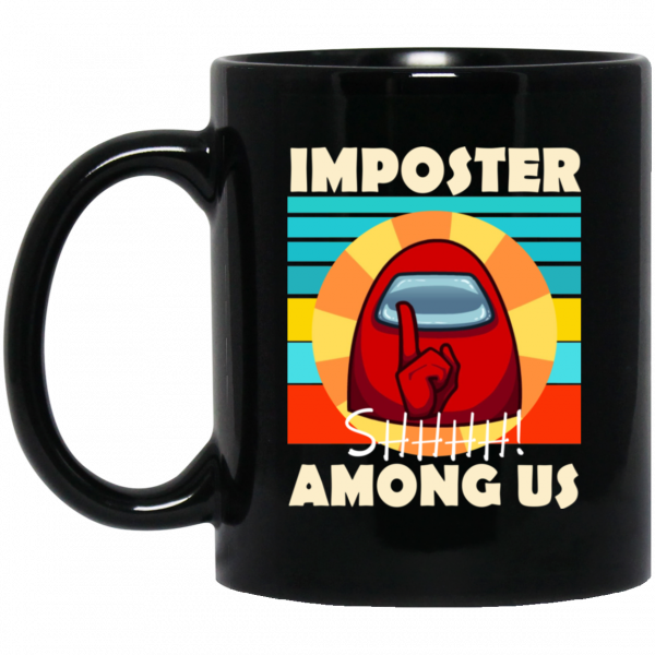 Imposter Shhhh Among Us Mug 1
