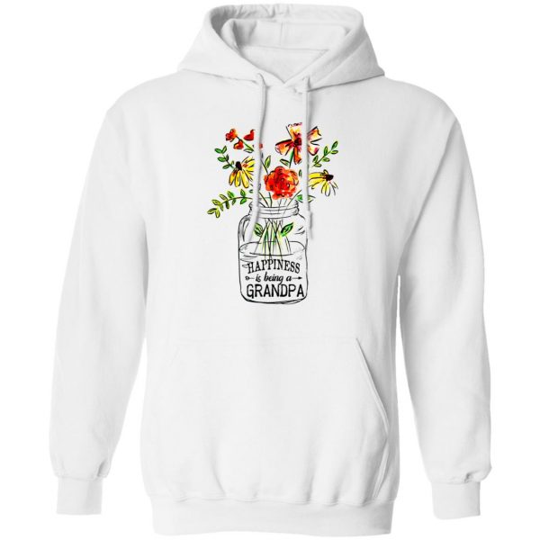 Happiness Is Being A Grandpa Flower T-Shirts, Hoodies, Sweatshirt 11