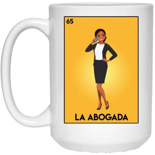 La Abogada White Mug 3