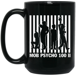 Mob Psycho 100 II Black Mug Coffee Mugs 2
