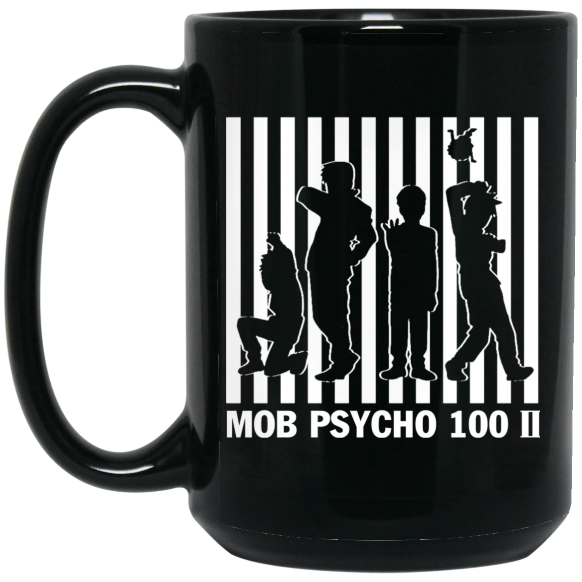 Mob Psycho 100 II Black Mug | El Real Tex-Mex