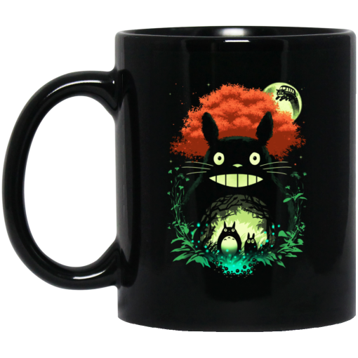 Totoro Black Mug 1