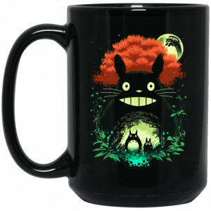 Totoro Black Mug Coffee Mugs 2