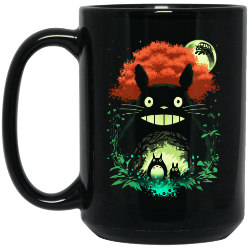 Totoro Black Mug 2