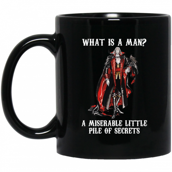 What Is A Man A Miserable Little Pile Of Secrets Black Mug Coffee Mugs 3