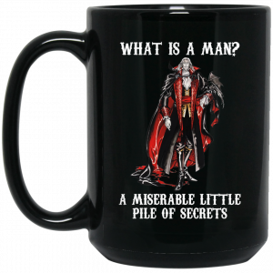 What Is A Man A Miserable Little Pile Of Secrets Black Mug Coffee Mugs 2