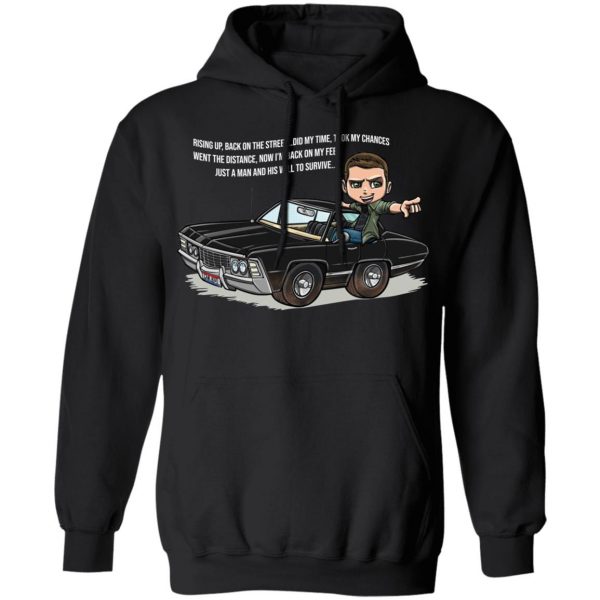 Supernatural Rising Up Back On The Street Did My Time Took My Chances T-Shirts, Hoodies, Sweatshirt 10