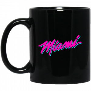 Miami Heat Vice Black Mug Coffee Mugs