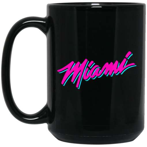 Miami Heat Vice Black Mug - Image 2