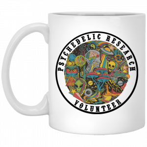 Psychedelic Research Volunteer White Mug Coffee Mugs