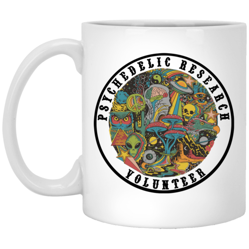 Psychedelic Research Volunteer White Mug