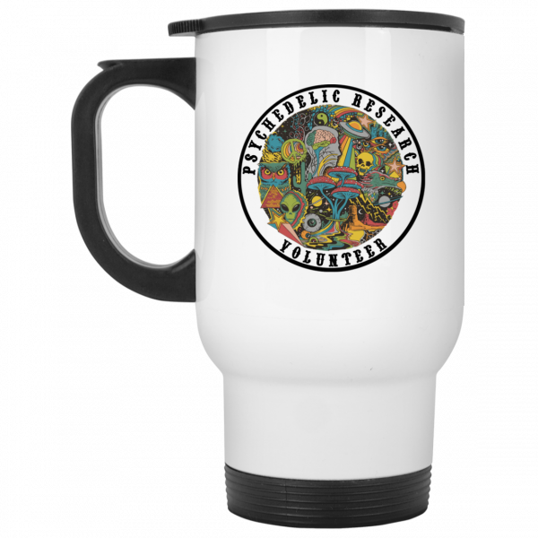 Psychedelic Research Volunteer White Mug 2