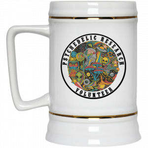 Psychedelic Research Volunteer White Mug 7