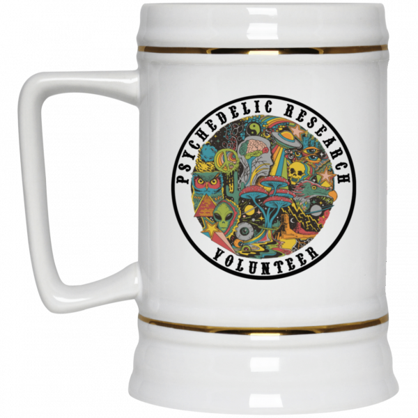 Psychedelic Research Volunteer White Mug 4