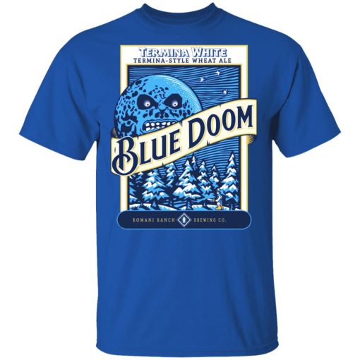 Termina White Termina-Style Wheat Ale Blue Doom T-Shirts, Hoodies, Sweatshirt - Image 2