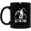 Cosmo Kramer Here’s To Feeling Good All The Time Black Mug Coffee Mugs
