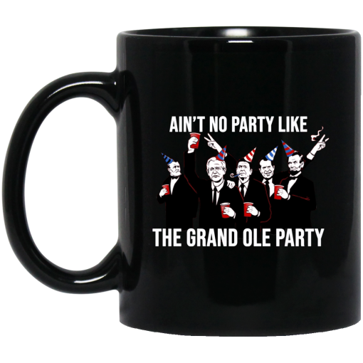 Ain’t No Party Like The Grand Ole Party Black Mug 1