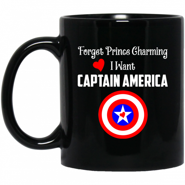 Forget Prince Charming I Want Captain America Mug 1