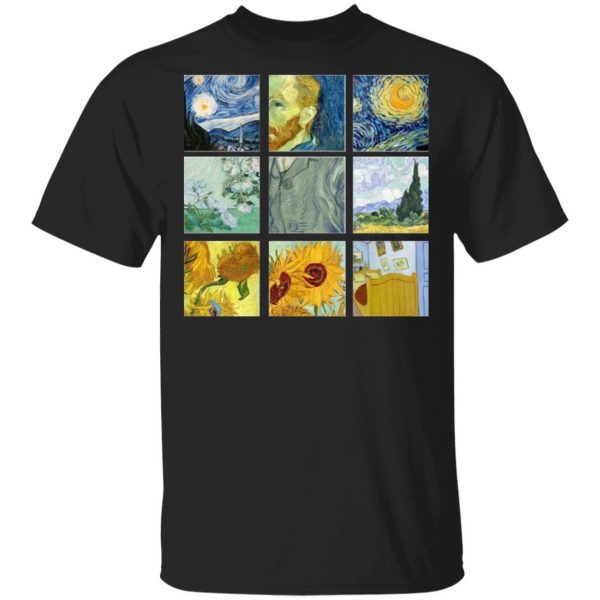 Vincent Van Gogh Collage T-Shirts, Hoodies, Sweatshirt 1
