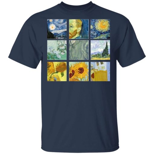 Vincent Van Gogh Collage T-Shirts, Hoodies, Sweatshirt - Image 3