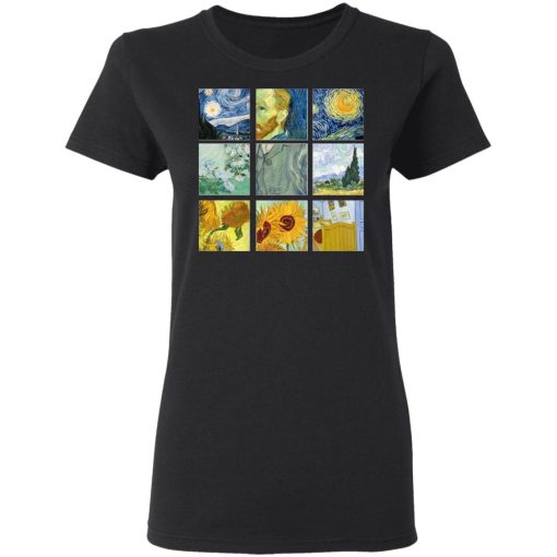 Vincent Van Gogh Collage T-Shirts, Hoodies, Sweatshirt - Image 5