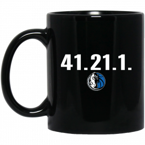 41.21.1 Dallas Mavericks Black Mug Coffee Mugs