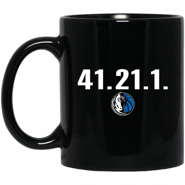 41.21.1 Dallas Mavericks Black Mug 1