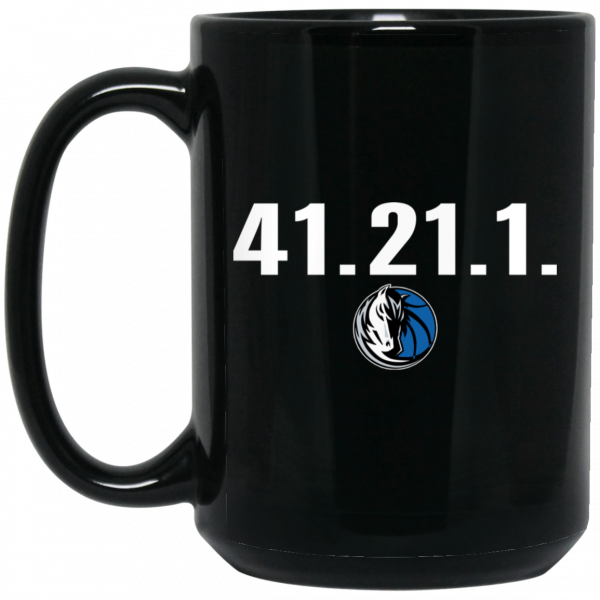 41.21.1 Dallas Mavericks Black Mug 2