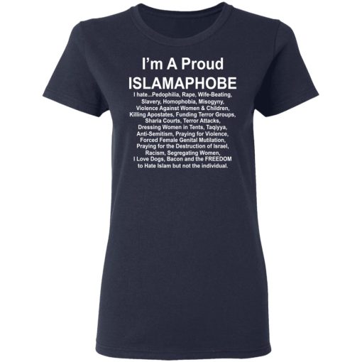 I’m A Proud Islamaphobe T-Shirts, Hoodies, Sweatshirt - Image 7