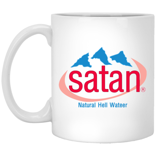 Satan Natural Hell Water White Mug