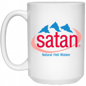 Satan Natural Hell Water White Mug 6
