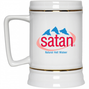 Satan Natural Hell Water White Mug 7