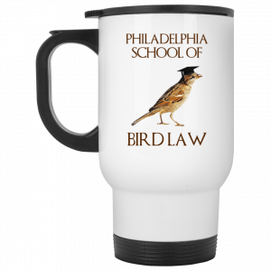 Philadelphia School of Bird Law White Mug Coffee Mugs 2