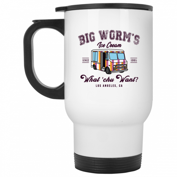 Big Worm’s Ice Cream What ‘chu Want White Mug Coffee Mugs 4