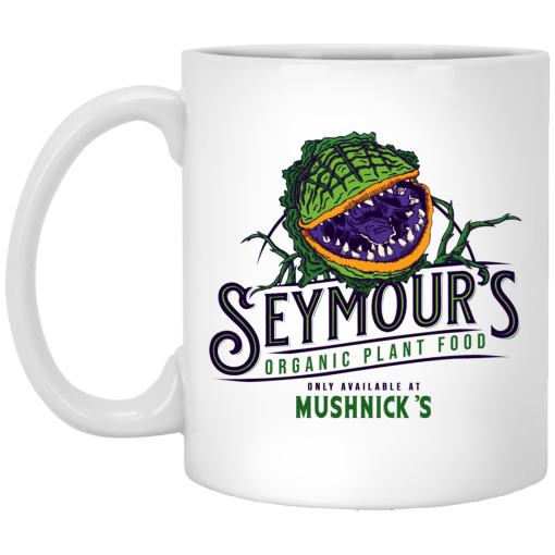 Seymour’s Plant Food White Mug 1