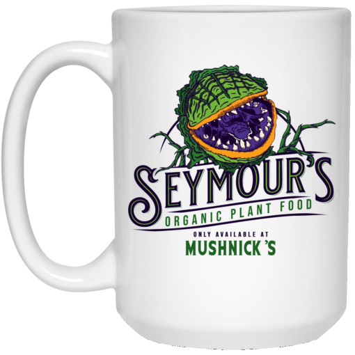 Seymour’s Plant Food White Mug 3