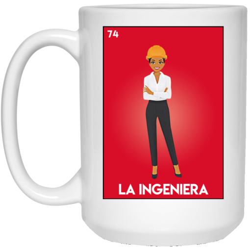 La Ingeniera White Mug 3