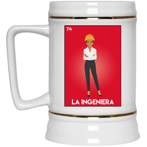 La Ingeniera White Mug 4