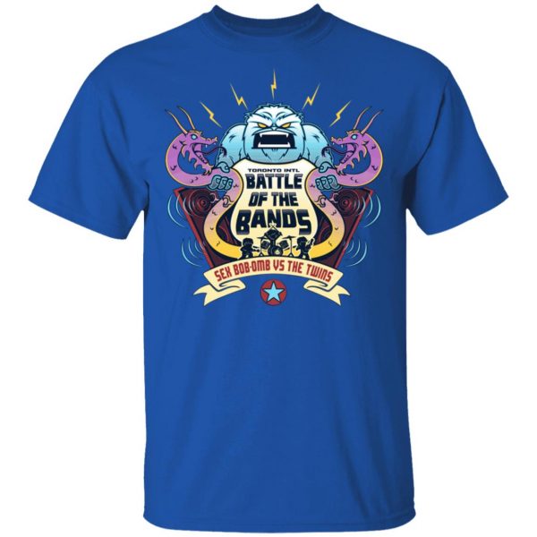 Battle Of The Bands Sex Bob-omb Vs The Twins T-Shirts, Hoodies, Sweater 4
