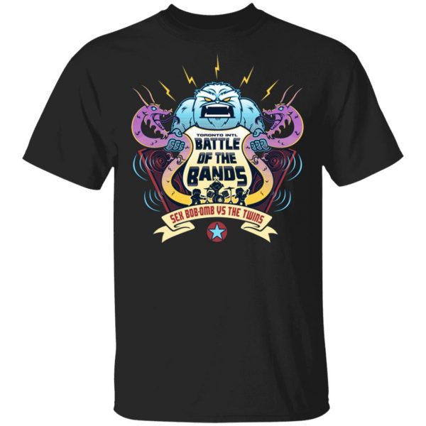 Battle Of The Bands Sex Bob-omb Vs The Twins T-Shirts, Hoodies, Sweater 1