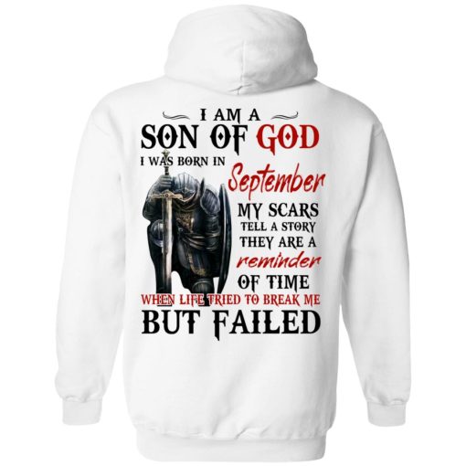 I Am A Son Of God And Was Born In September T-Shirts, Hoodies, Sweater - Image 11