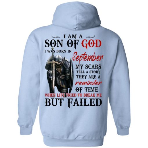 I Am A Son Of God And Was Born In September T-Shirts, Hoodies, Sweater - Image 12