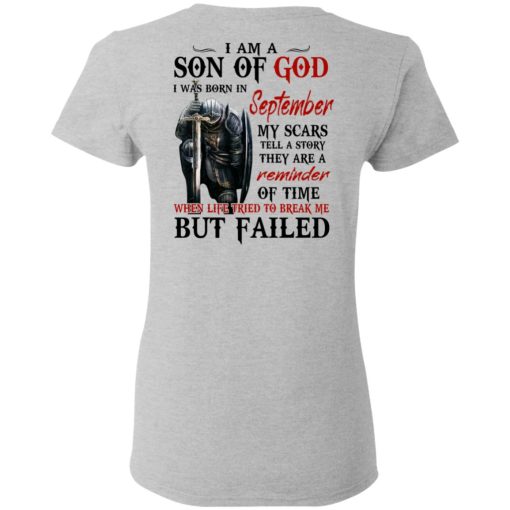 I Am A Son Of God And Was Born In September T-Shirts, Hoodies, Sweater - Image 6