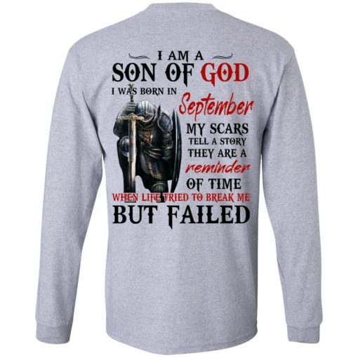 I Am A Son Of God And Was Born In September T-Shirts, Hoodies, Sweater - Image 7