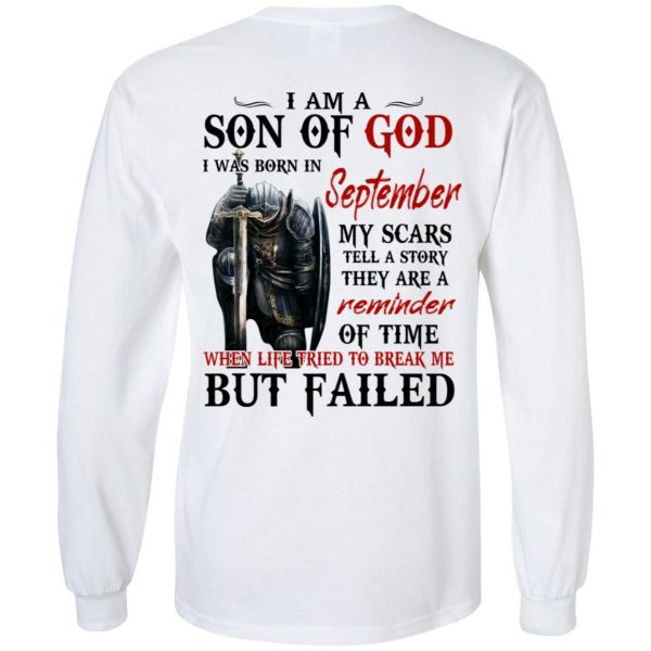 I Am A Son Of God And Was Born In September T-Shirts, Hoodies, Sweater 8