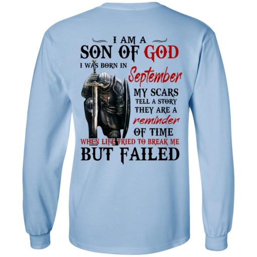 I Am A Son Of God And Was Born In September T-Shirts, Hoodies, Sweater - Image 9