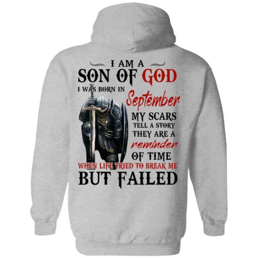 I Am A Son Of God And Was Born In September T-Shirts, Hoodies, Sweater - Image 10