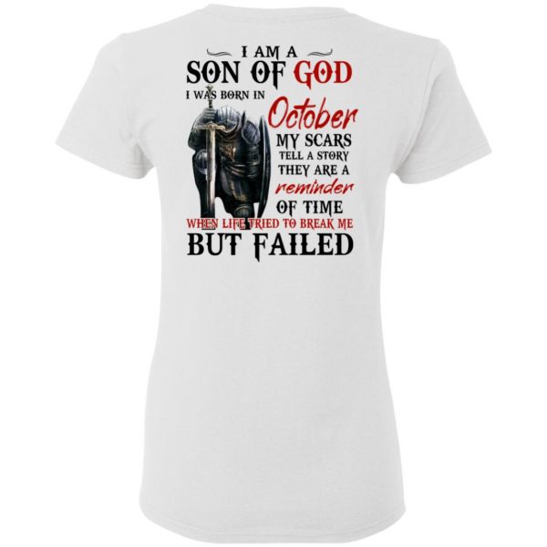 I Am A Son Of God And Was Born In October T-Shirts, Hoodies, Sweater 5