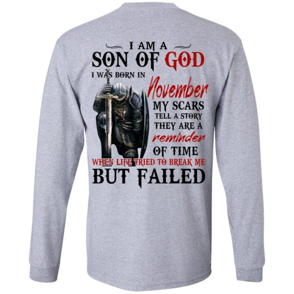 I Am A Son Of God And Was Born In November T-Shirts, Hoodies, Sweater 7